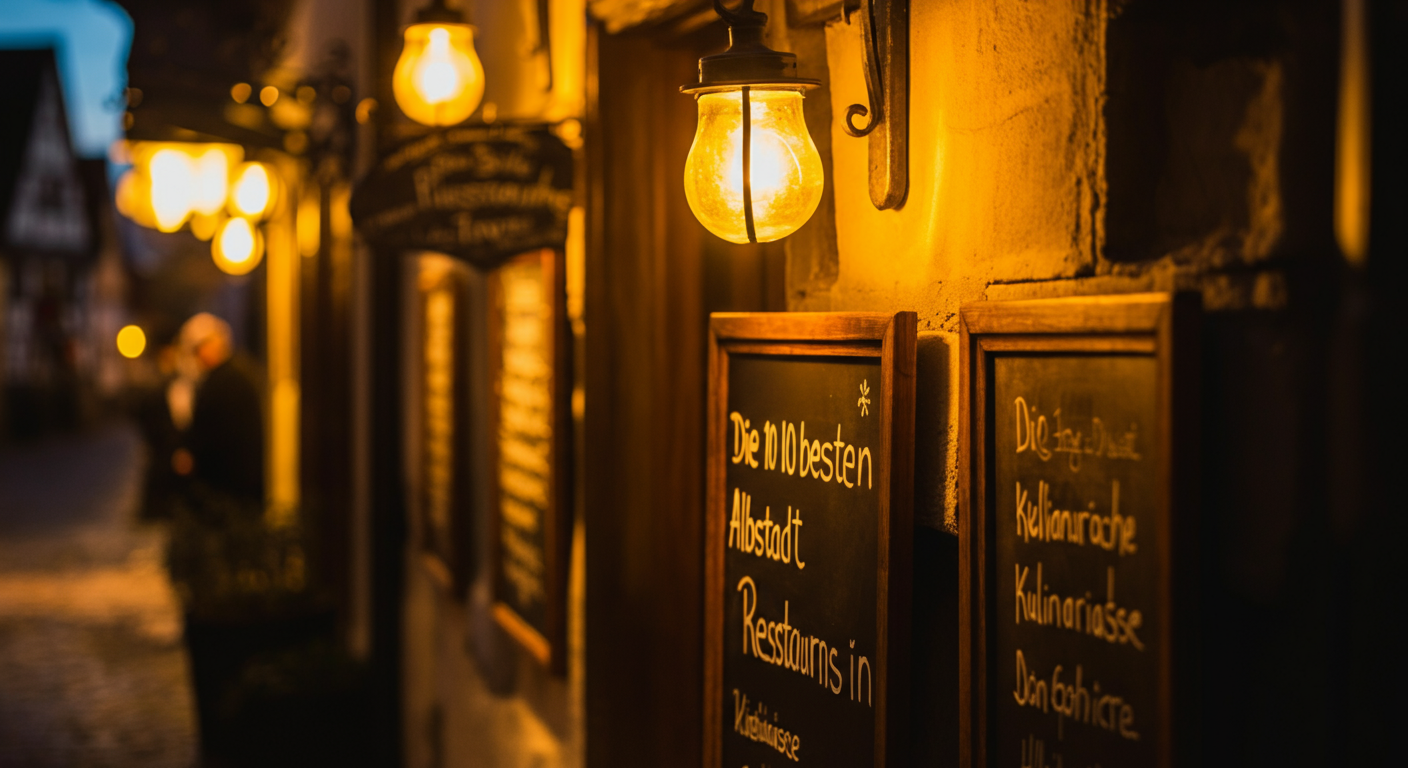 Die 10 besten Restaurants in Albstadt - Kulinarische Highlights in der Schwäbischen Alb - Albstadt