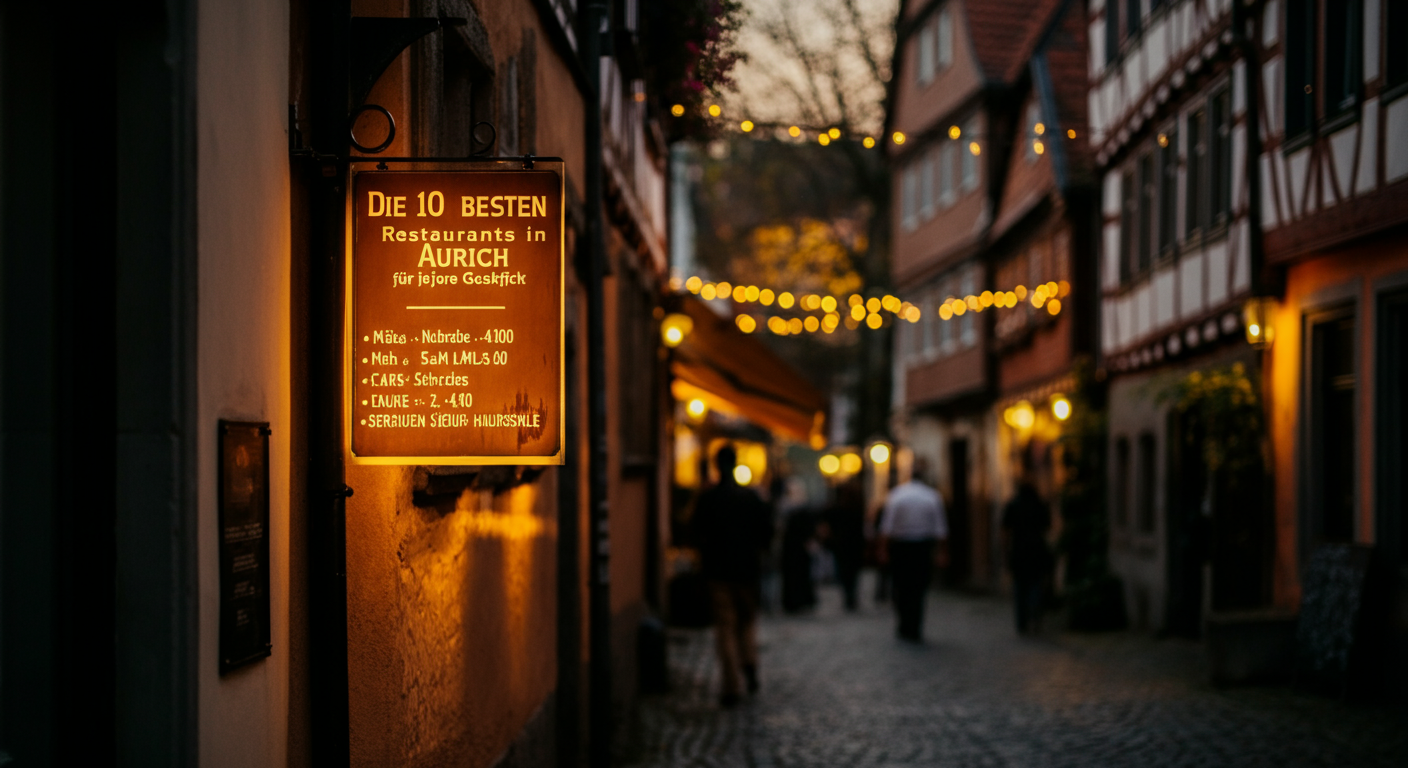 Die 10 besten Restaurants in Aurich für jeden Geschmack - Aurich