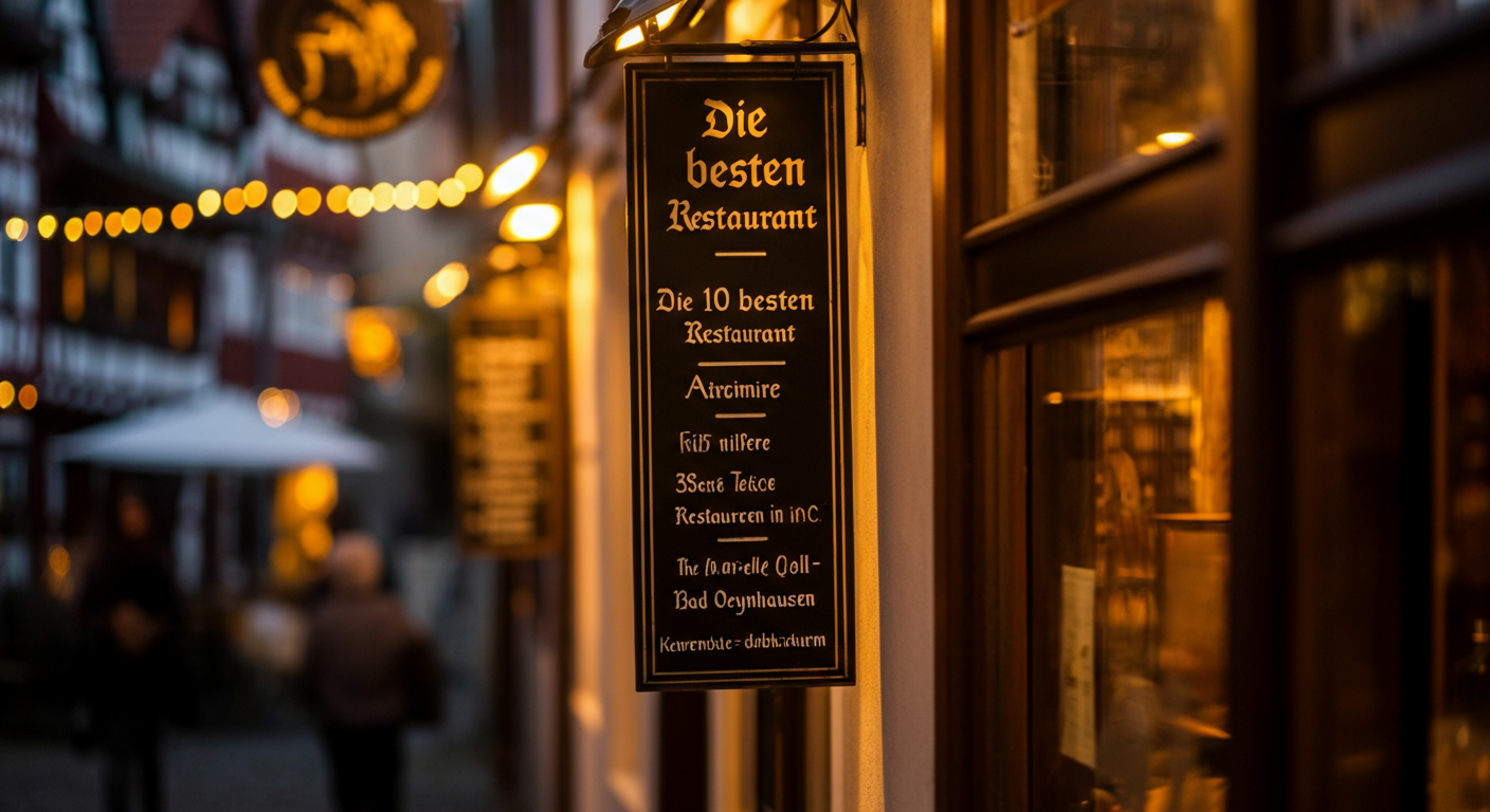 Die 10 besten Restaurants in Bad Oeynhausen - Bad Oeynhausen