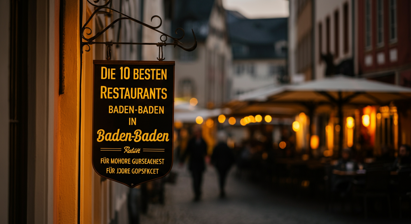 Die 10 besten Restaurants in Baden-Baden für jeden Geschmack - Baden-Baden