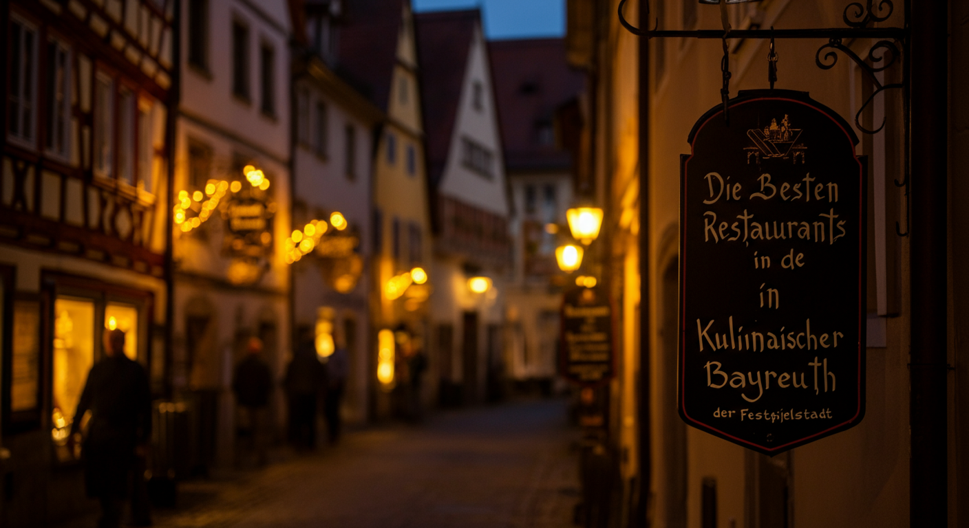 Die besten Restaurants in Bayreuth - Kulinarischer Genuss in der Festspielstadt - Bayreuth