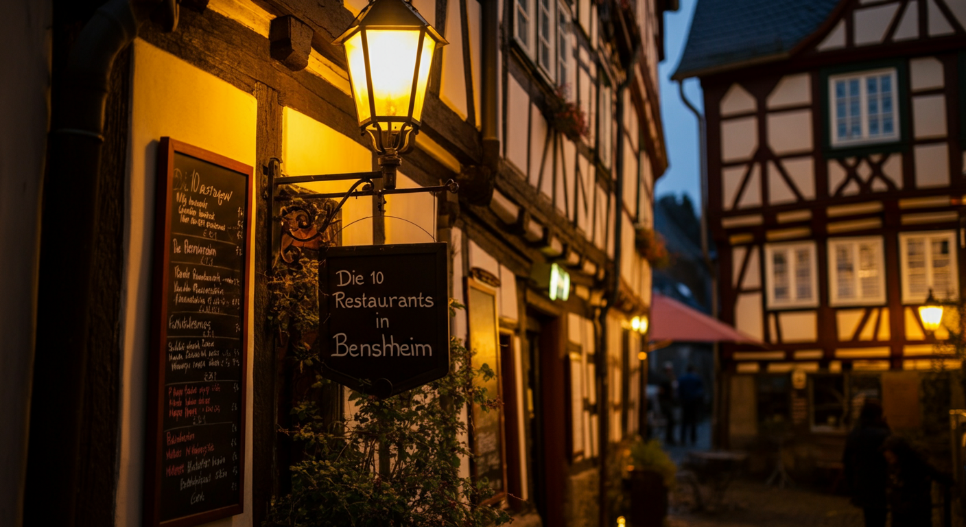 Romantisches Abendessen in Bensheims besten Restaurants genießen