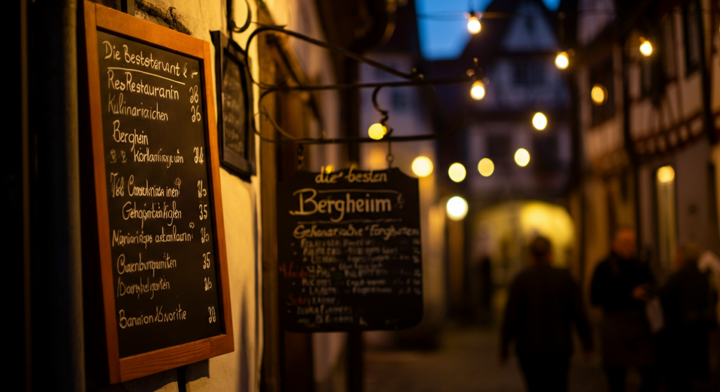 Die besten Restaurants in Bergheim Kulinarische Geheimtipps und lokale Favoriten - Bergheim