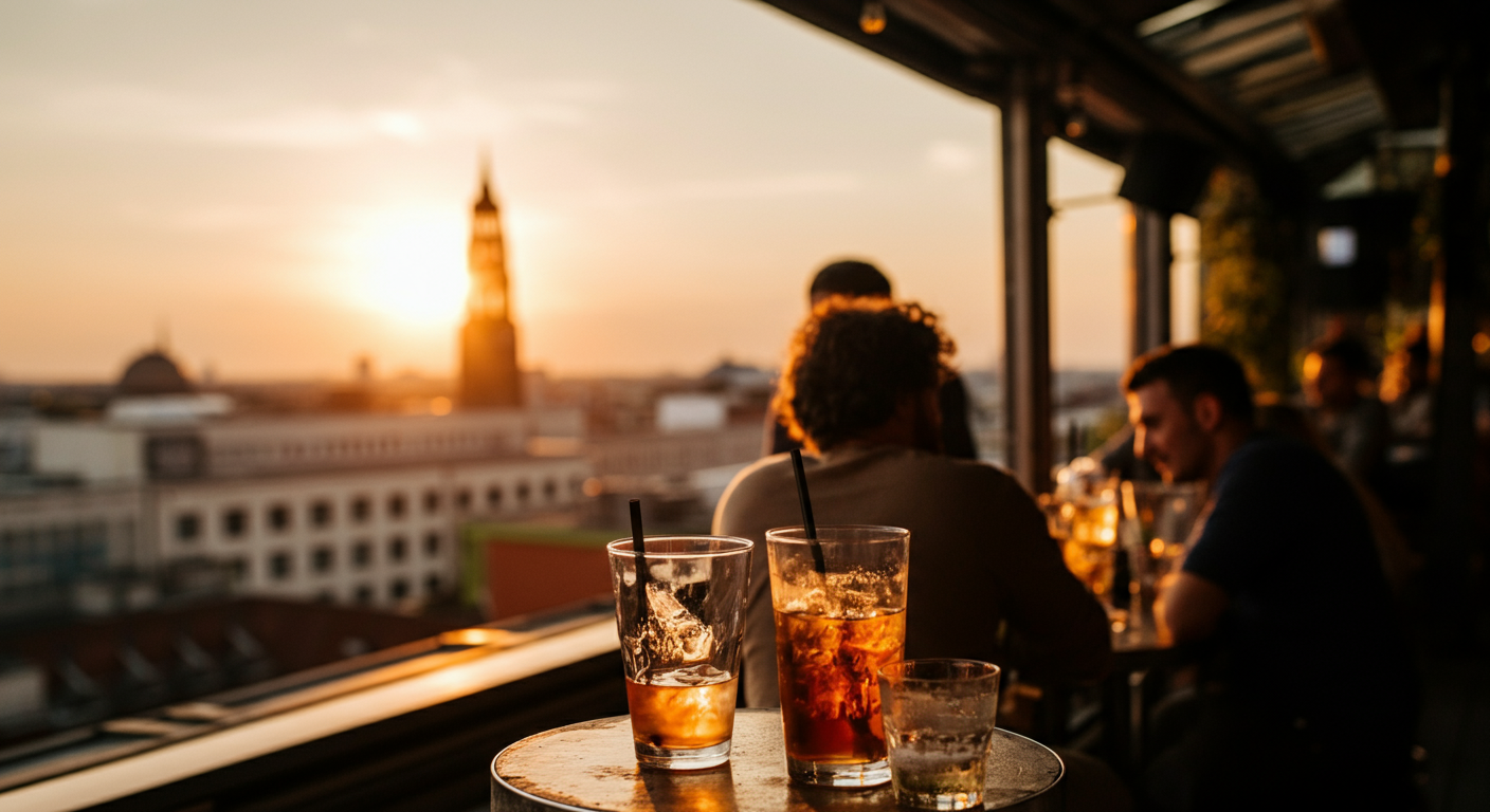 Die 15 besten Rooftop-Bars in Berlin zum Sonnenuntergang genießen - Berlin