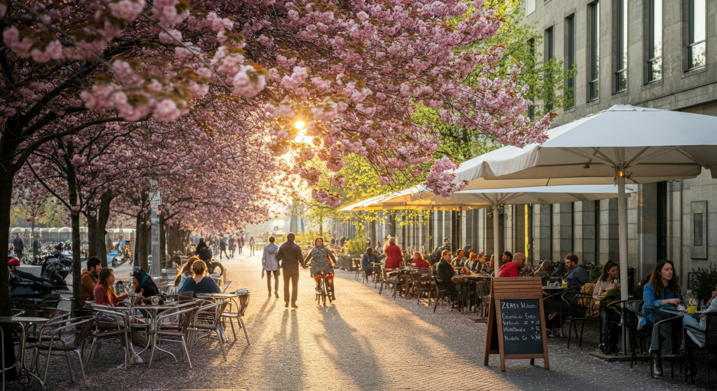 Berlin im Frühling 2026 - Kirschblüten und Frühlingsstimmung in der Hauptstadt