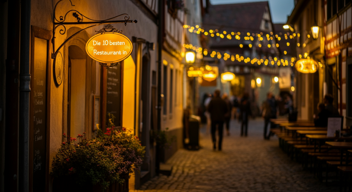 Genussvolle Entdeckungsreise: Die 10 besten Restaurants in Coburg