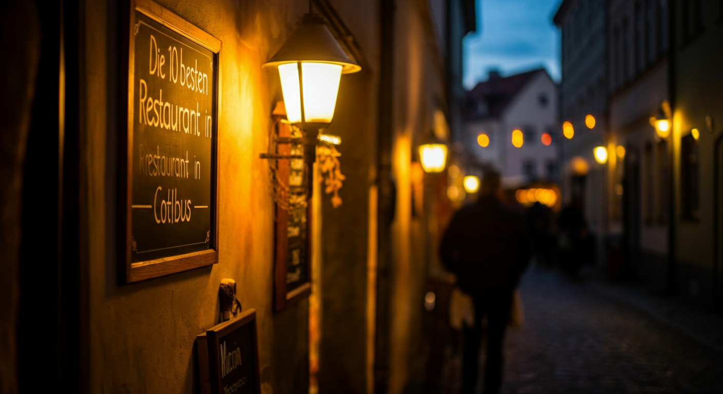 Entdecke Cottbus' Gastronomie-Highlights: Die 10 besten Restaurants!