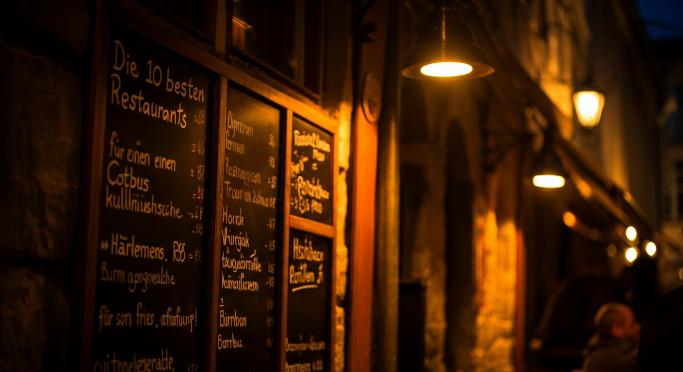 Erleben Sie kulinarischen Hochgenuss in den 10 besten Restaurants in Cottbus!