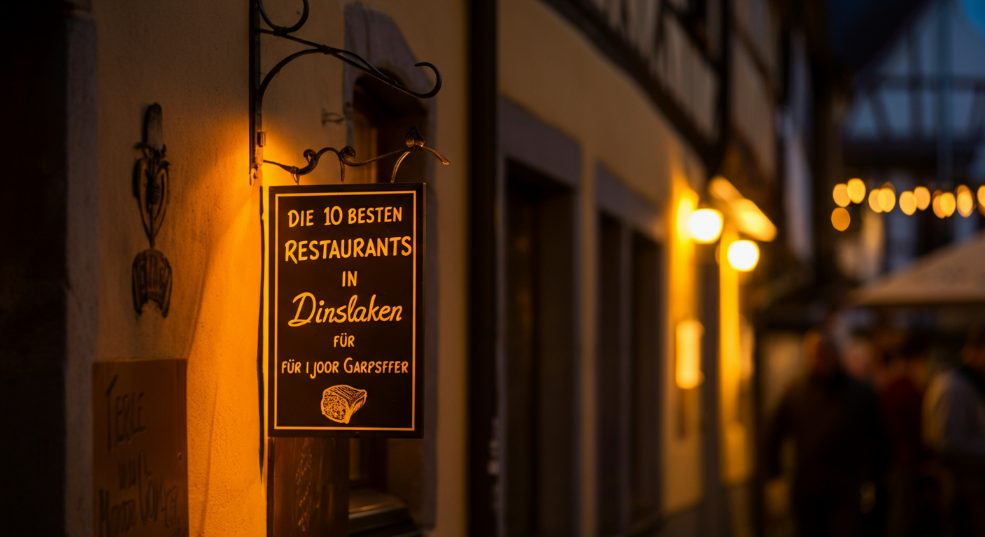 Dinslakens 10 Gaumenfreuden: Schmecken Sie sich durch die Spitzenküche!