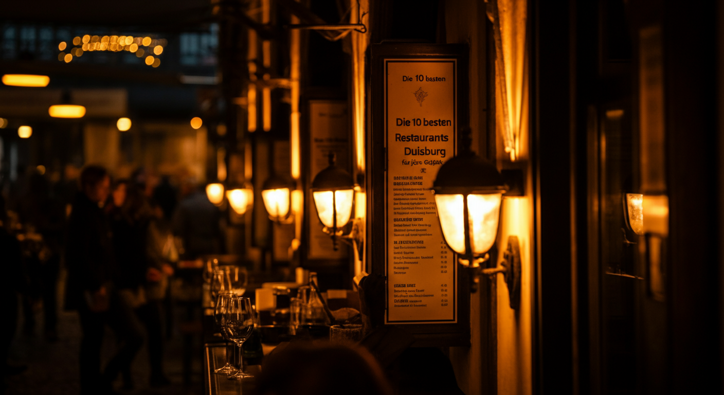 Die 10 besten Restaurants in Duisburg für jeden Geschmack - Duisburg