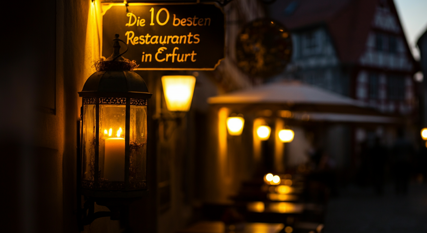 Romantisches Dinner für Zwei in Erfurts Top-Restaurants
