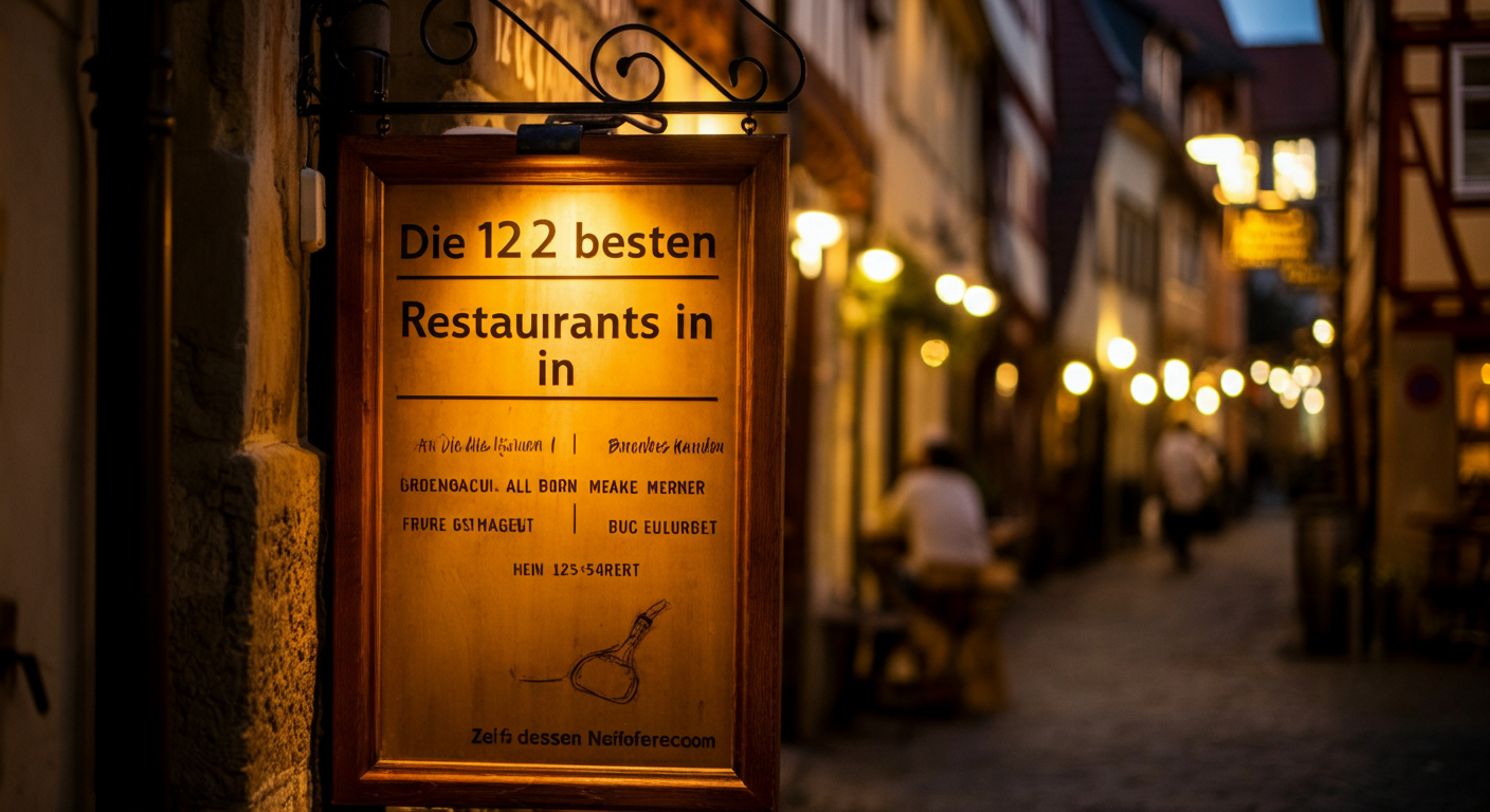 Die 12 besten Restaurants in Erfurt - Erfurt