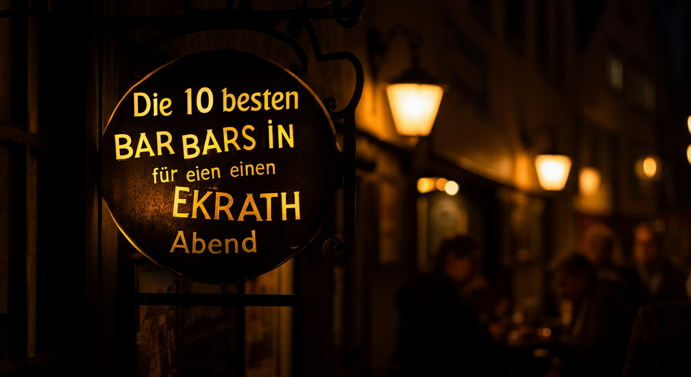 Die 10 besten Bars in Erkrath für einen gemütlichen Abend - Erkrath