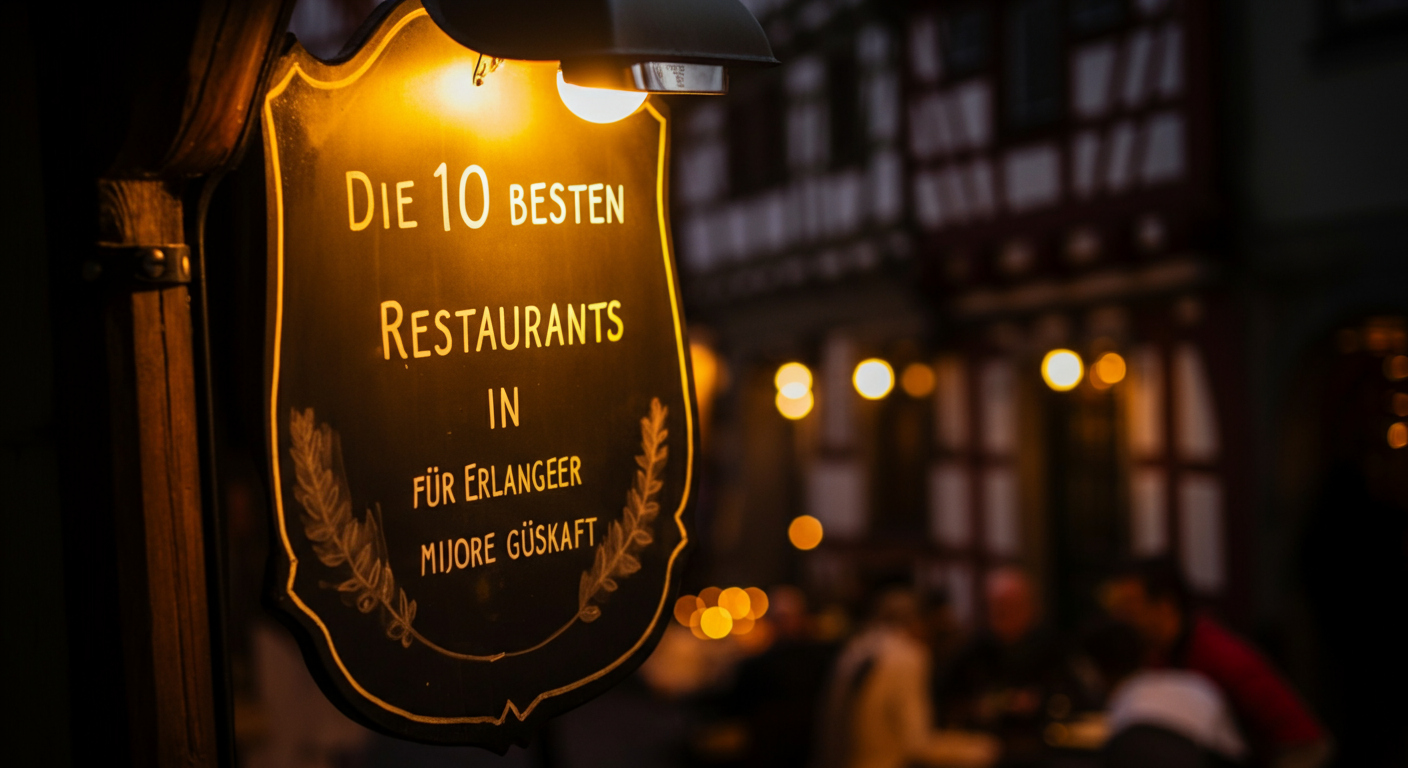 Die 10 besten Restaurants in Erlangen für jeden Geschmack - Erlangen