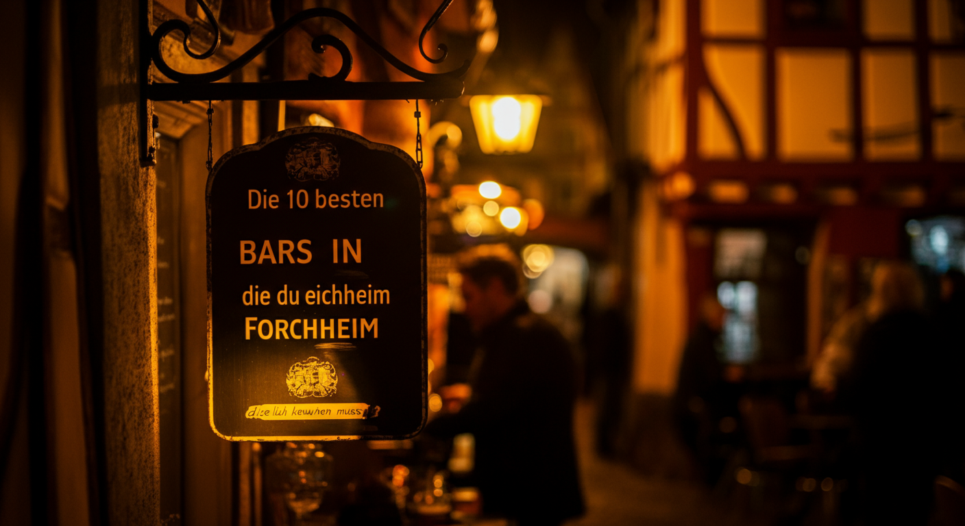 Finde deine neue Lieblingsbar in Forchheim: Die 10 Top-Adressen!