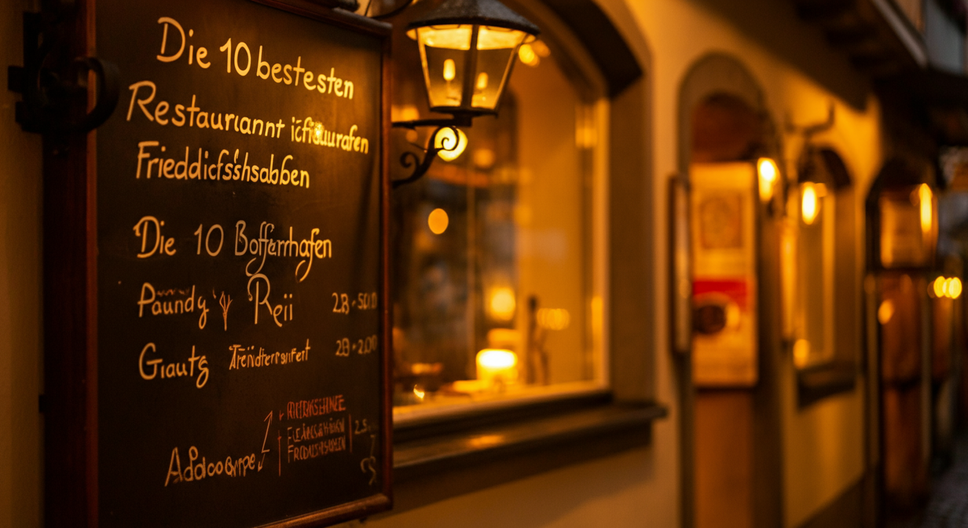 Die 10 besten Restaurants in Friedrichshafen am Bodensee - Friedrichshafen