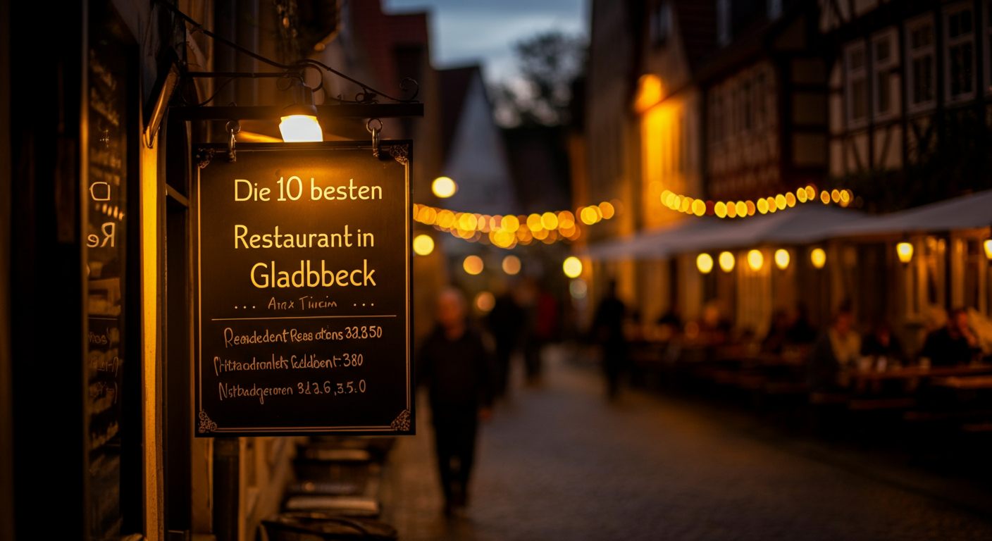 Die leckersten Restaurants in Gladbeck - ein Genuss für Feinschmecker