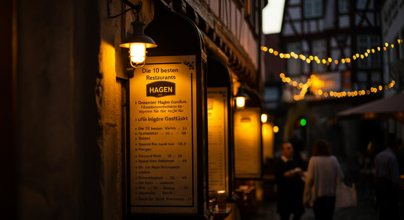 Hagens Top-Restaurants: Kulinarischer Genuss für jeden Geschmack