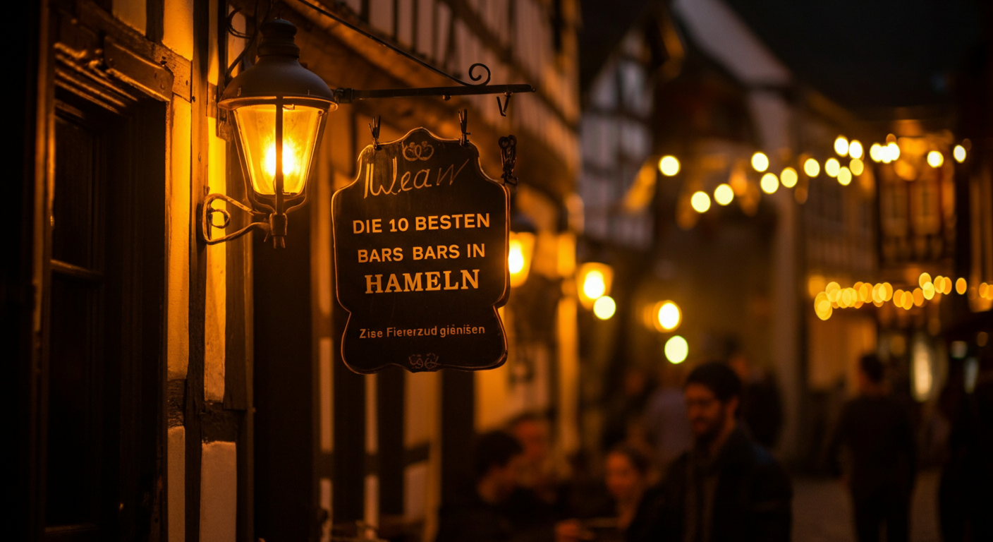 Erlebe den pulsierenden Nachtgenuss: Die 10 angesagtesten Bars in Hameln!