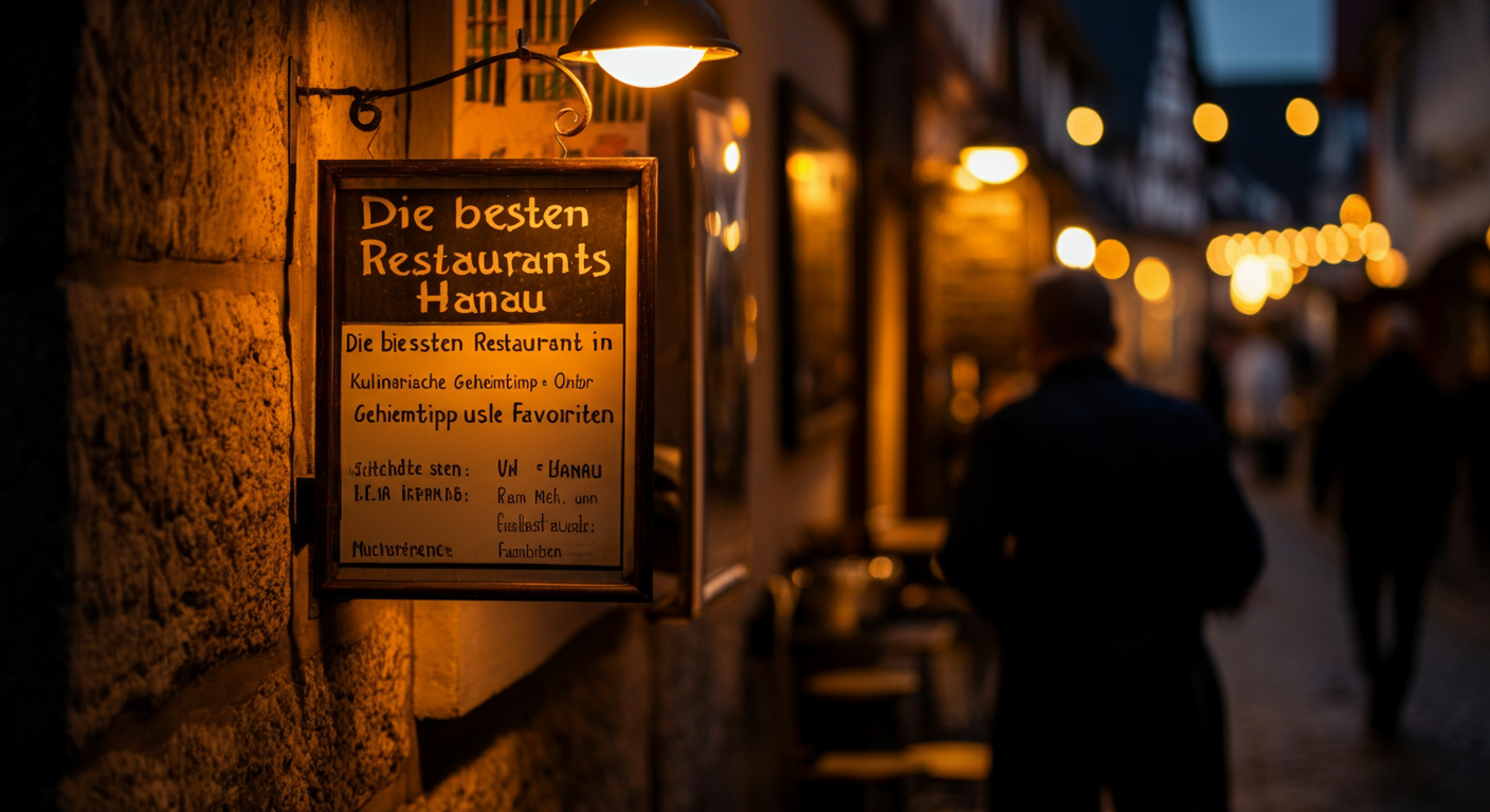Die besten Restaurants in Hanau Kulinarische Geheimtipps und lokale Favoriten - Hanau