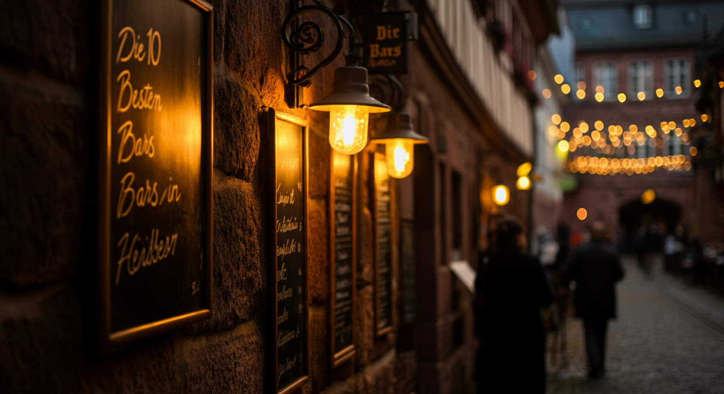 Entdecke die 10 Heidelberger Bars, die dein Herz höherschlagen lassen!