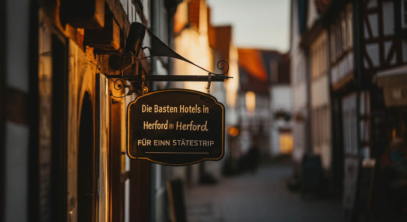 Entspannen in Herfords Top-Hotels: Der Städtetrip deiner Träume