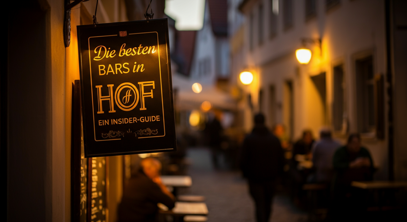 Die besten Bars in Hof - Ein Insider-Guide - Hof