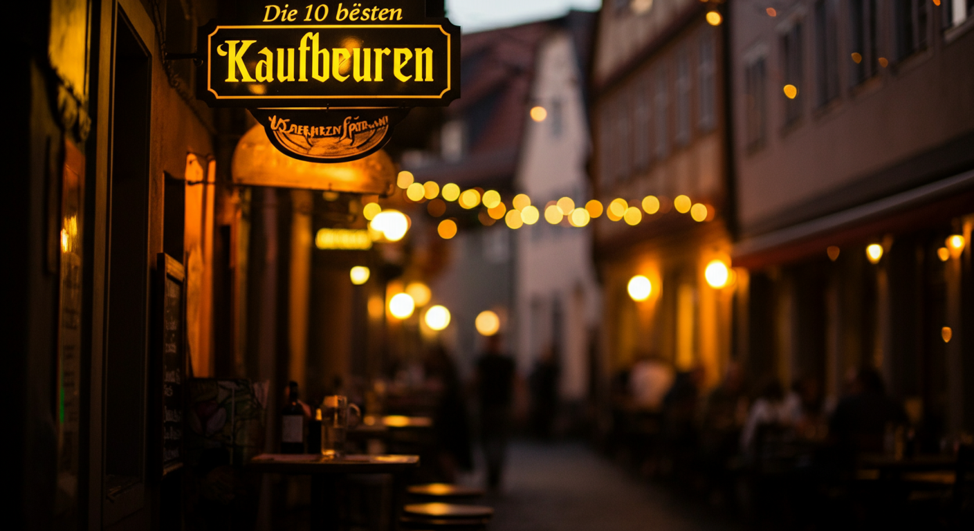 Die 10 besten Bars in Kaufbeuren - Wo man den Abend genießen kann - Kaufbeuren