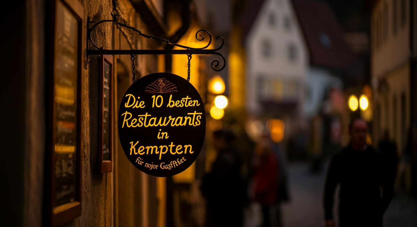 Die 10 besten Restaurants in Kempten für jeden Geschmack - Kempten
