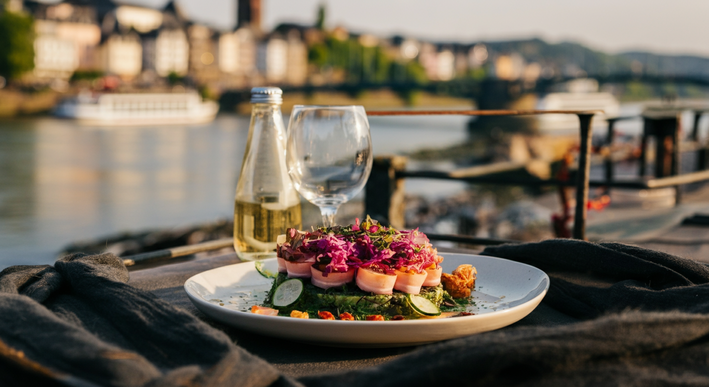 Die besten Restaurants am Rhein Koblenz mit Flussblick