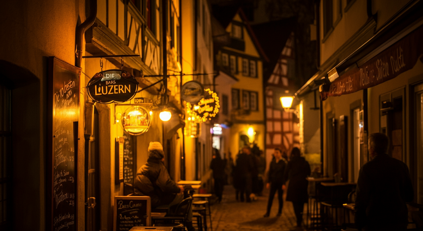 Die 10 besten Bars in Luzern Eine Szene-Führung durch die Nachtstadt - Luzern