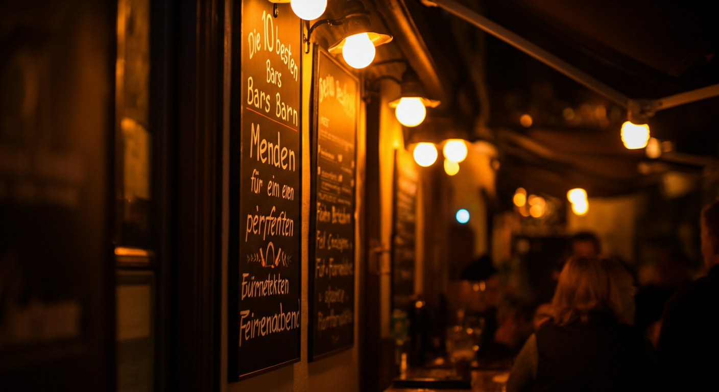 Die 10 besten Bars in Menden für einen perfekten Feierabend - Menden