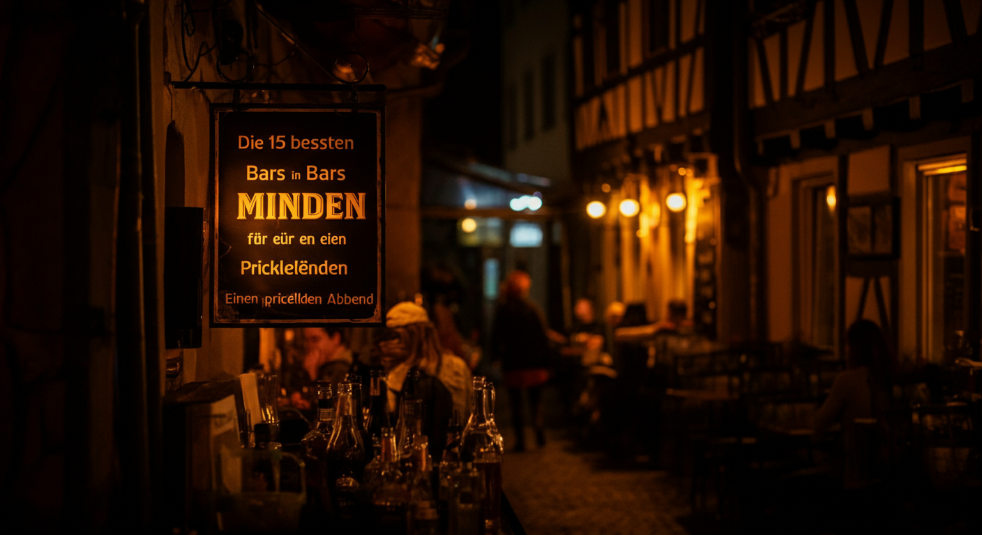 Jeden Abend prickelnde Momente - Mindener Bars entdecken