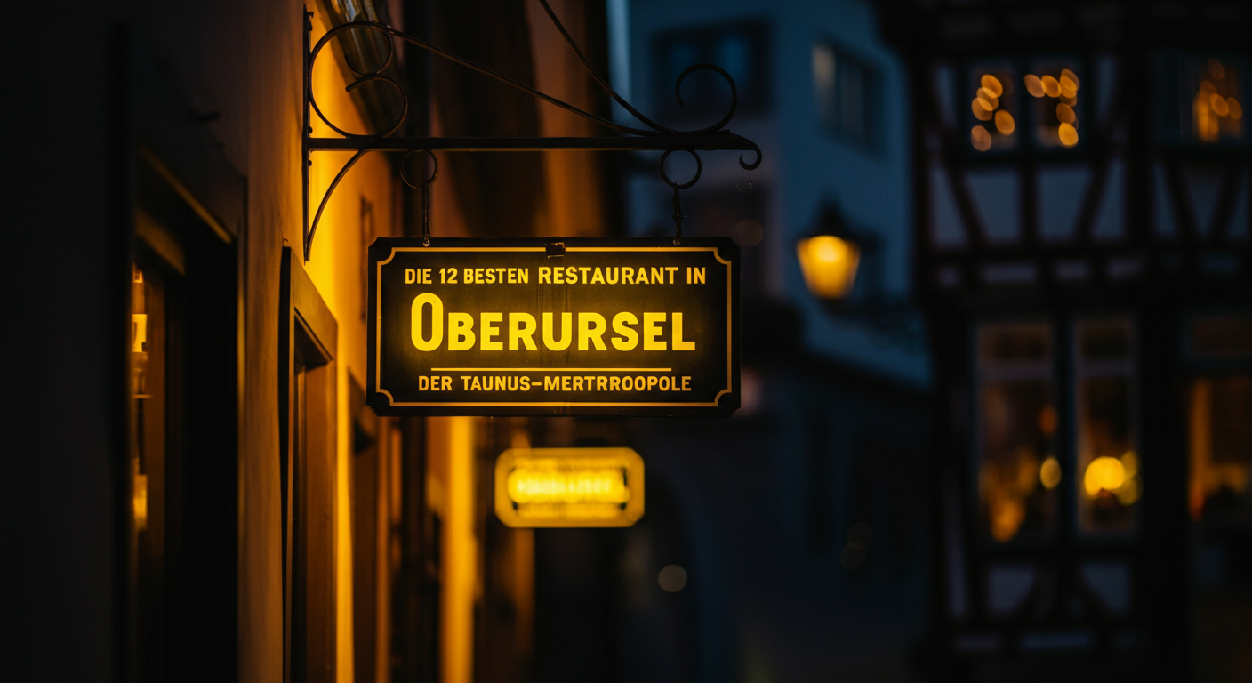 Die 12 besten Restaurants in Oberursel Kulinarische Entdeckungen in der Taunus-Metropole - Oberursel