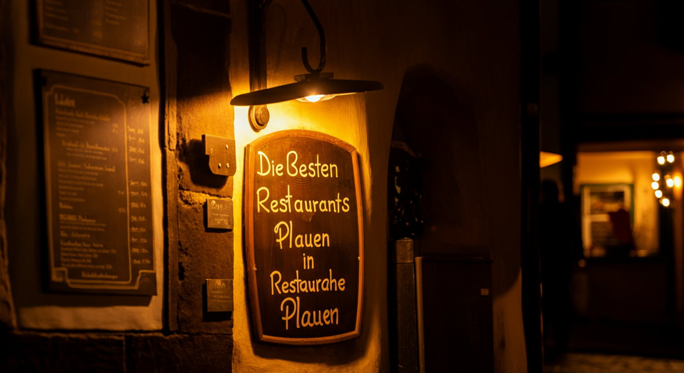 Die besten Restaurants in Plauen - Kulinarische Highlights der Vogtlandstadt - Plauen