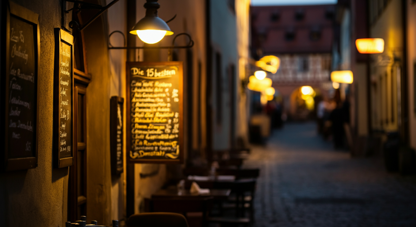 Entdecke Regensburgs kulinarische Perlen - 15 Restaurants für den perfekten