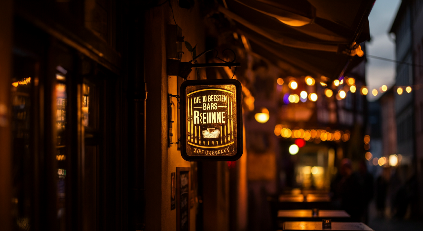 Erlebe Rheine's pulsierendes Nachtleben - die 10 besten Bars für einen