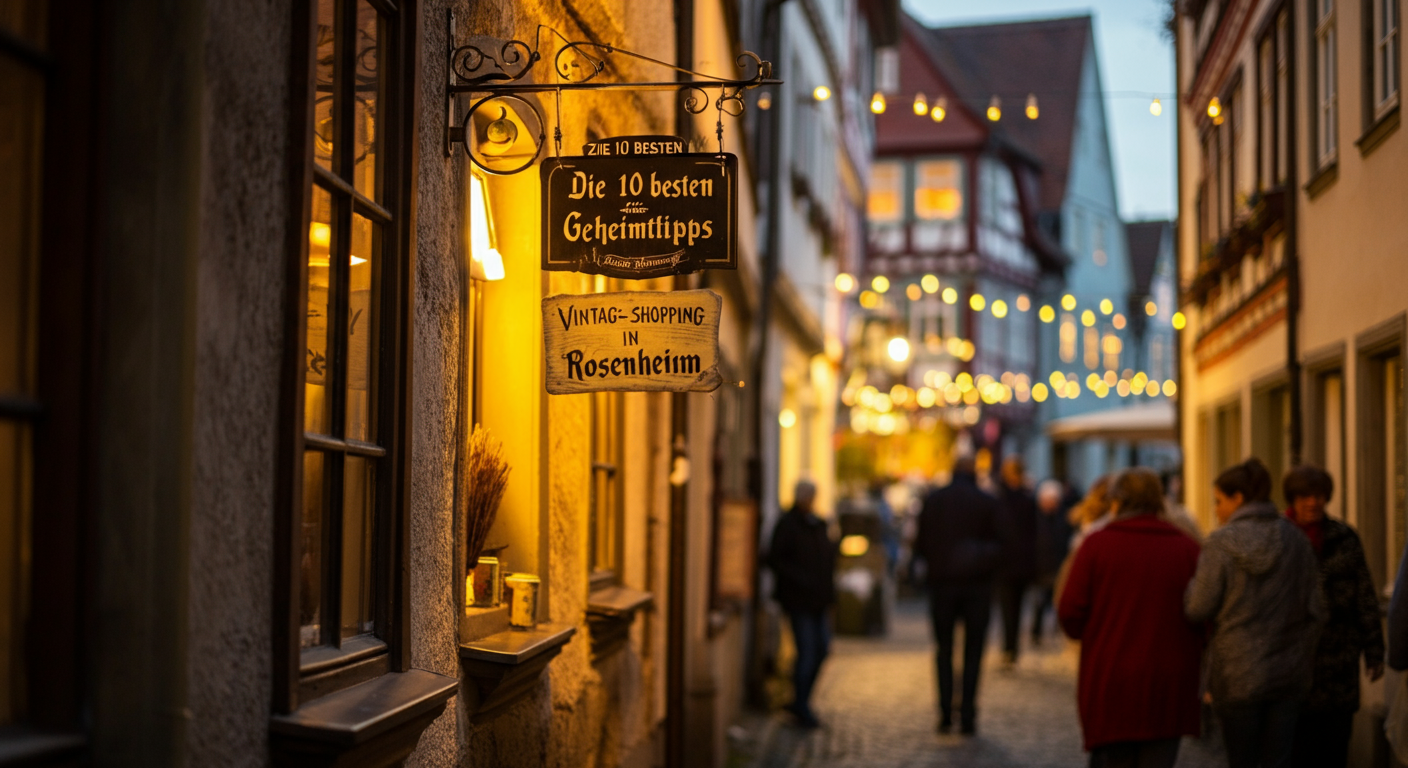 Vintage-Schätze finden: Die 10 besten Geheimtipps für Rosenheim