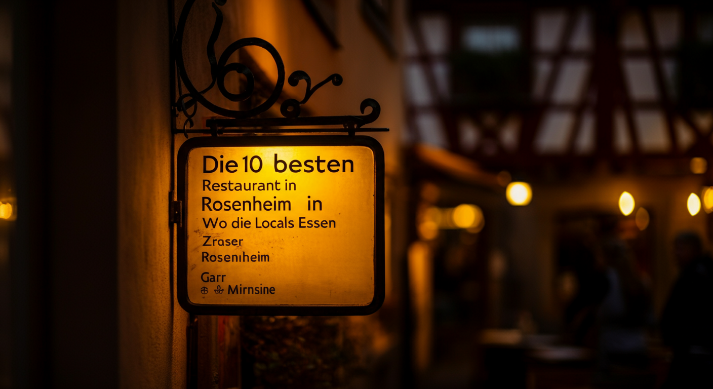 Die 10 besten Restaurants in Rosenheim - wo die Locals essen - Rosenheim