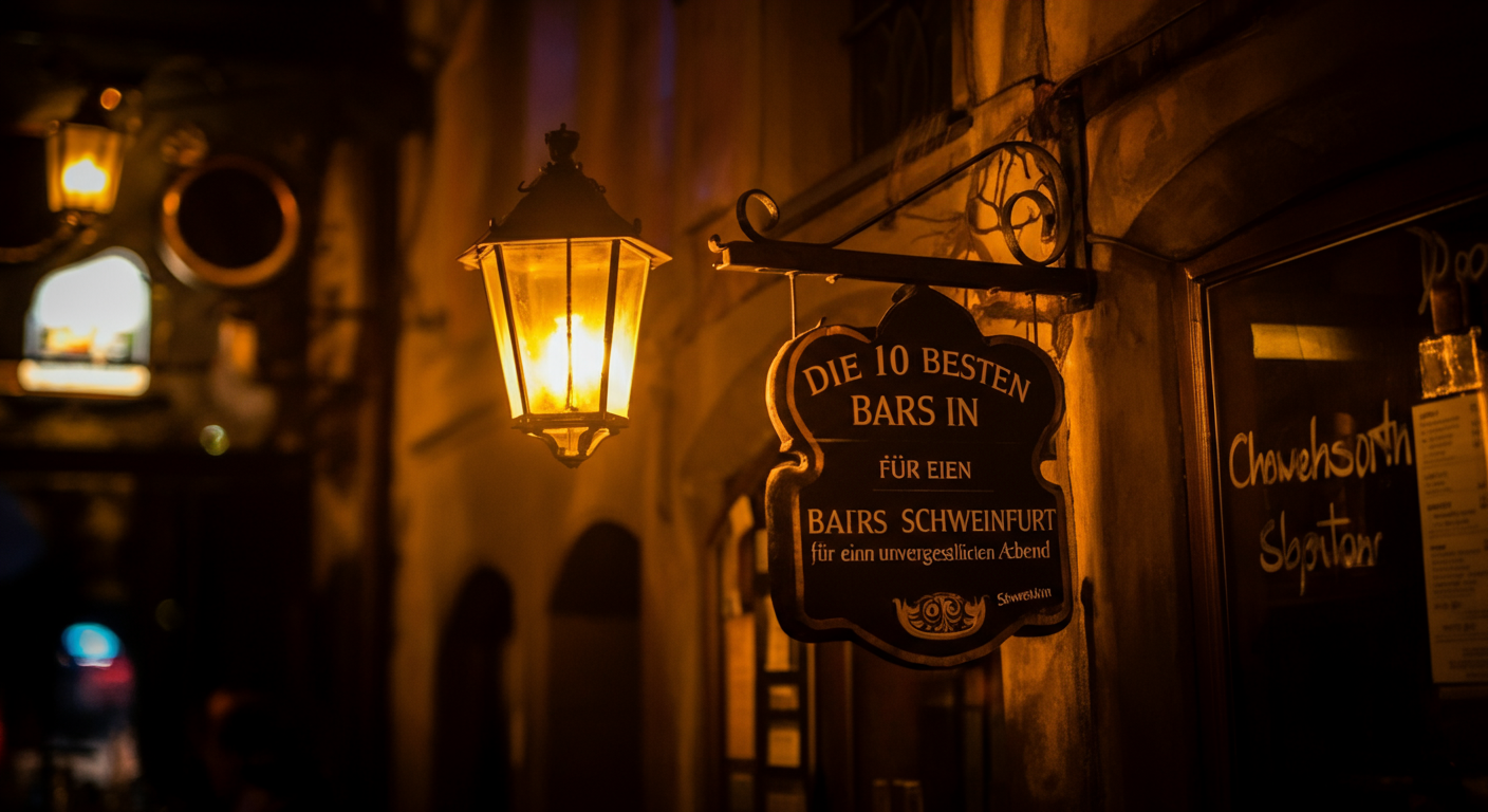 Die 10 besten Bars in Schweinfurt für einen unvergesslichen Abend - Schweinfurt
