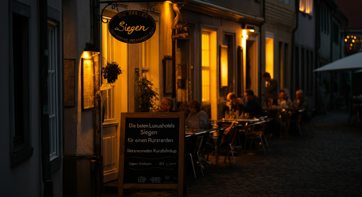 Die besten Luxushotels in Siegen für einen entspannenden Kurzurlaub - Siegen