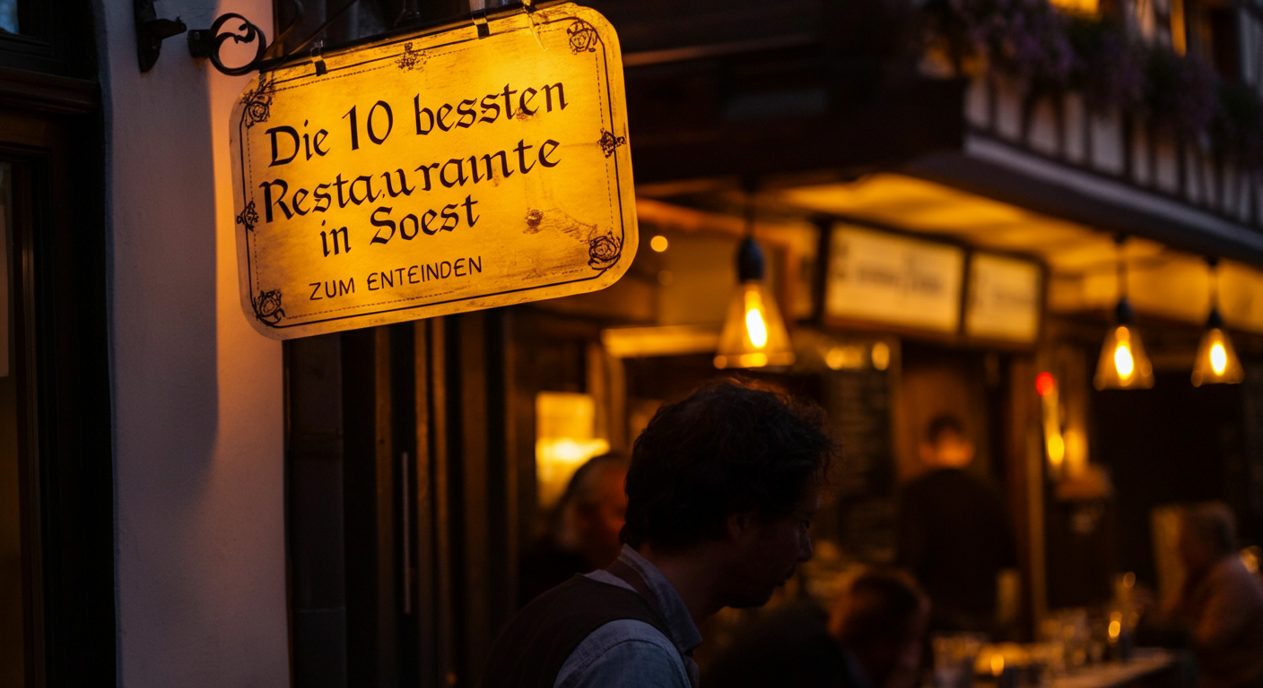 Die 10 besten Restaurants in Soest zum Entdecken - Soest