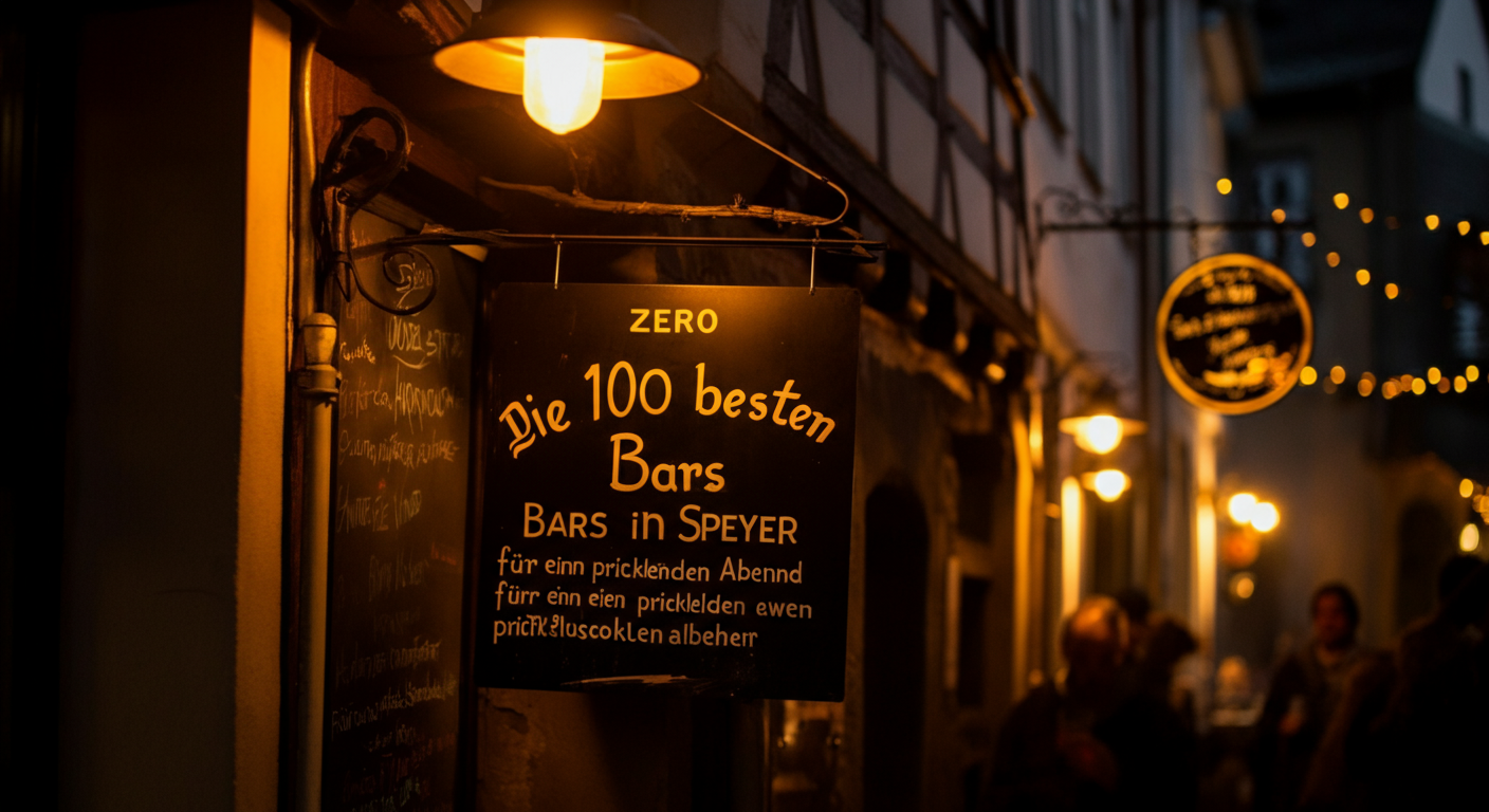 Die 10 besten Bars in Speyer für einen prickelnden Abend - Speyer