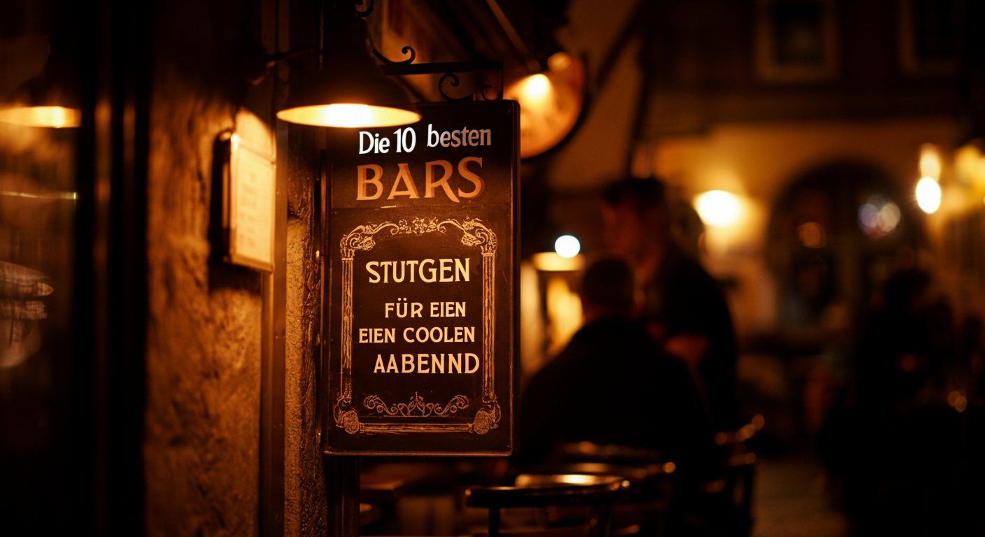 Lass dich von den 10 coolsten Bars in Stuttgart verzaubern!