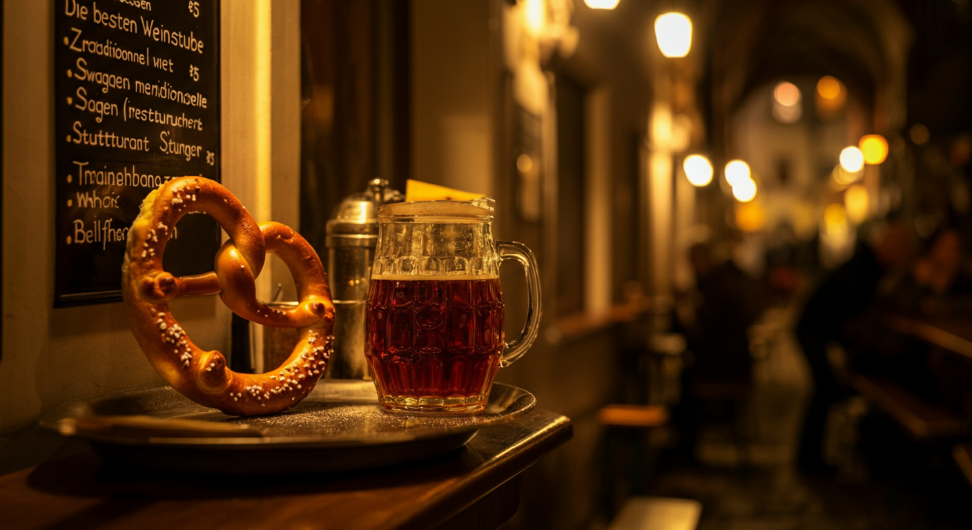 Die besten Weinstube in Stuttgart Traditionelle Swabian Restaurants mit Laugen-Bretzel und Maultaschen - Stuttgart