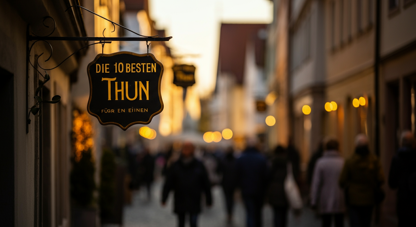 Die 10 besten Einkaufsmeilen in Thun für einen perfekten Shoppingtag - Thun