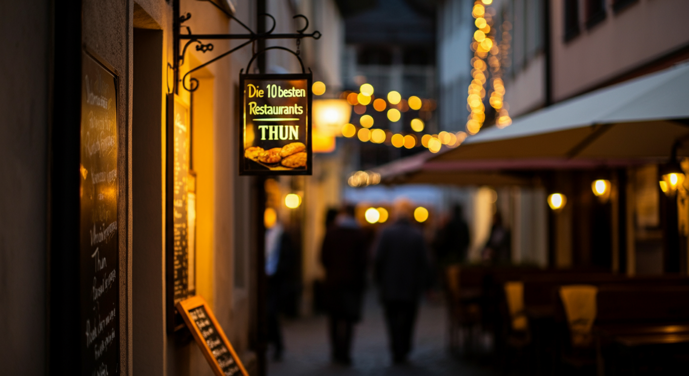 Die 10 besten Restaurants in Thun für jeden Geschmack - Thun