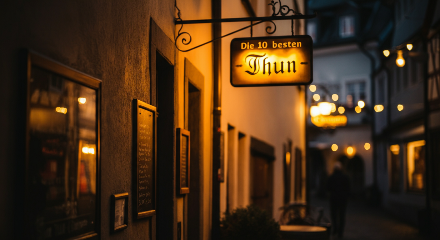 Die 10 besten Restaurants in Thun für jeden Geschmack - Thun