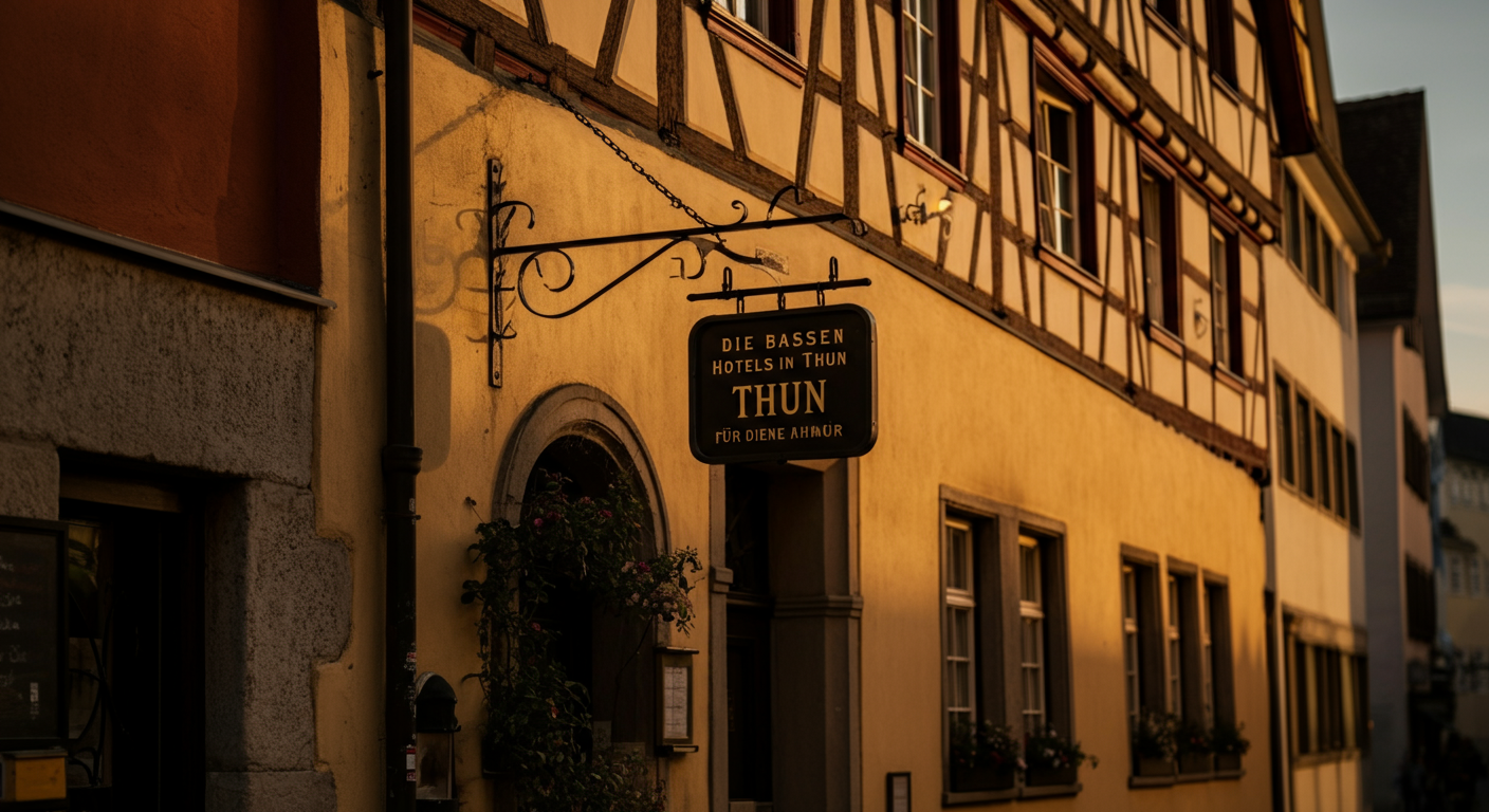 Die besten Hotels in Thun für deinen Aufenthalt - Thun