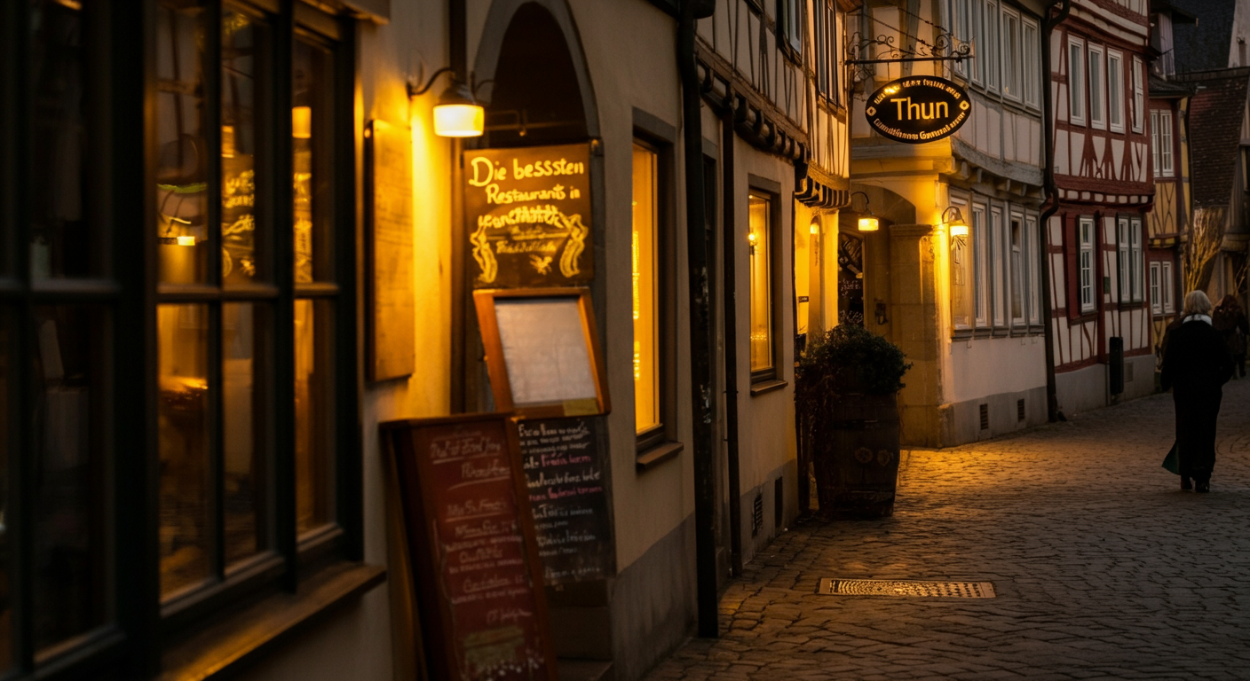 Die besten Restaurants in Thun Lokale Favoriten und Geheimtipps für jeden Geschmack - Thun